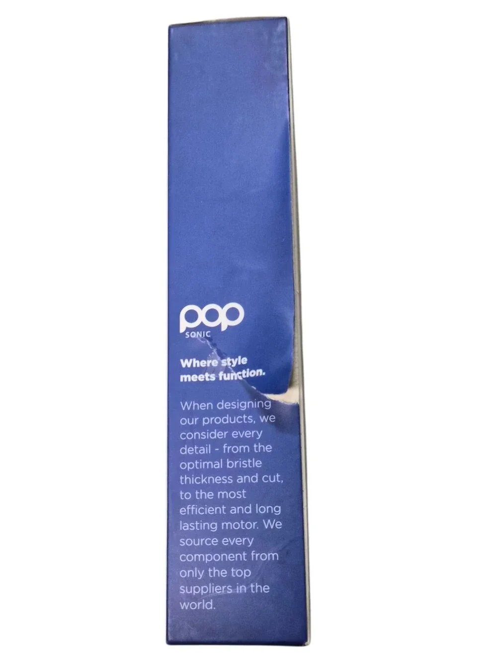Pop Sonic Nose Trimmer Blue Marble Personal Grooming Tool NEW Sealed
